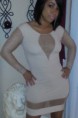    Blanco Vestido ajustado con mangas de plata Spun    Blanco Vestido ajustado con mangas de plata Spun