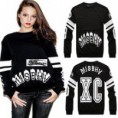 Fashion add velvet comfort colors ladies sweatshirt