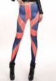 Sexy Ladies Blue Union Jack Leggings