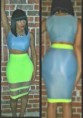 Fashoin Crazy Green Yellow Bule Sleeveless Spandex Polyester Mesh round neck Striped See Thought Skinny Fashion Dresses  < Prev	Next >    Fashoin Crazy Green Yellow Bule Sleeveless